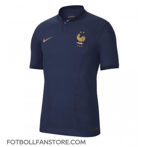 Frankrike Kylian Mbappe #10 Hemma matchtröja VM 2022 Kortärmad Billigt